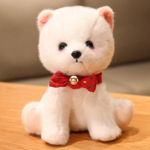 Bow Tie Pomeranian Stuffed Animal Plush Toys-Soft Toy-Dogs, Home Decor, Pomeranian, Soft Toy, Stuffed Animal-24