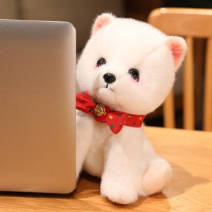 Bow Tie Pomeranian Stuffed Animal Plush Toys-Soft Toy-Dogs, Home Decor, Pomeranian, Soft Toy, Stuffed Animal-29