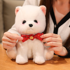 Bow Tie Pomeranian Stuffed Animal Plush Toys-Soft Toy-Dogs, Home Decor, Pomeranian, Soft Toy, Stuffed Animal-18