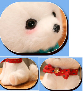 Bow Tie Pomeranian Stuffed Animal Plush Toys-Soft Toy-Dogs, Home Decor, Pomeranian, Soft Toy, Stuffed Animal-37
