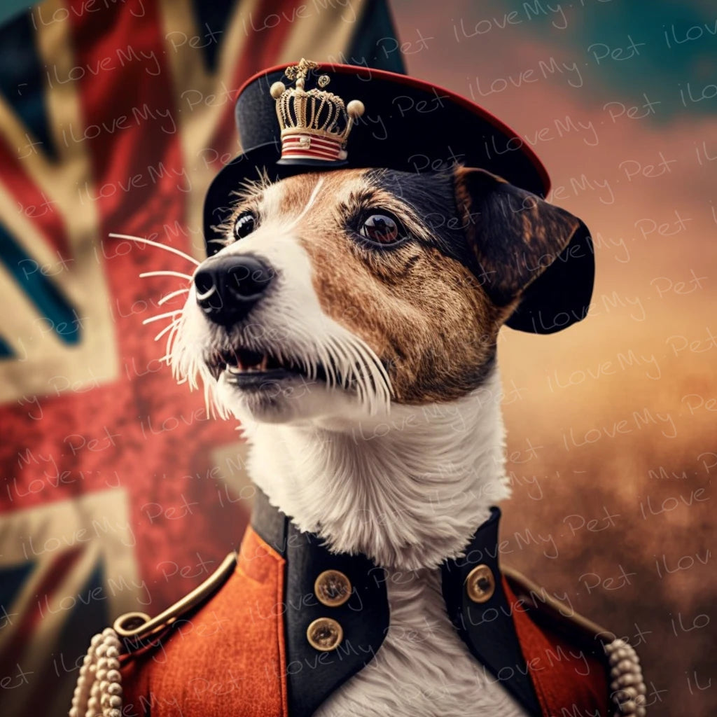 British Splendor Jack Russell Terrier Wall Art Poster-Art-Dog Art, Home Decor, Jack Russell Terrier, Poster-1