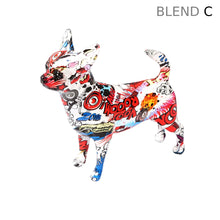 Load image into Gallery viewer, Standing Chihuahua Graffiti Design Multicolor Resin Statues-Home Decor-Chihuahua, Dog Dad Gifts, Dog Mom Gifts, Home Decor, Statue-Blend C-16