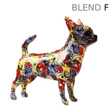 Load image into Gallery viewer, Standing Chihuahua Graffiti Design Multicolor Resin Statues-Home Decor-Chihuahua, Dog Dad Gifts, Dog Mom Gifts, Home Decor, Statue-Blend F-14