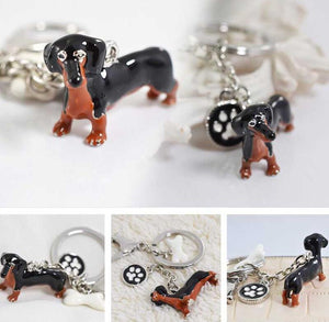 Rough Collie Love 3D Metal Keychain-Key Chain-Accessories, Dogs, Keychain, Rough Collie, Shetland Sheepdog-13
