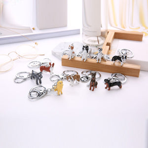 Rough Collie Love 3D Metal Keychain-Key Chain-Accessories, Dogs, Keychain, Rough Collie, Shetland Sheepdog-26