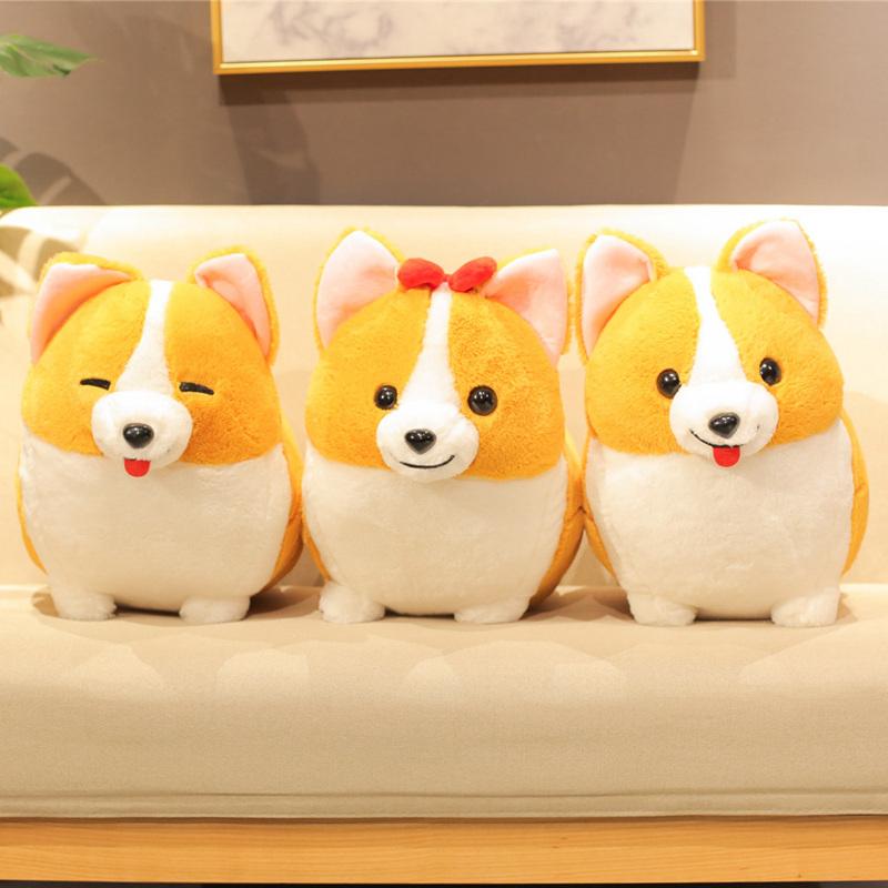 Corgis in a Row Stuffed Animal Plush Toy Pillows