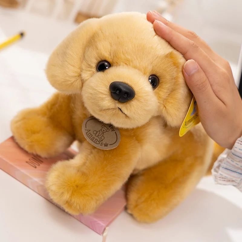 Curious Baby Yellow Labrador Stuffed Animal Plush Toys