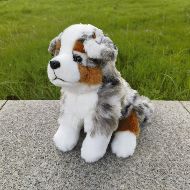 Cutest Australian Shepherd Stuffed Animal Plush Toy-Stuffed Animals-Australian Shepherd, Home Decor, Stuffed Animal-10