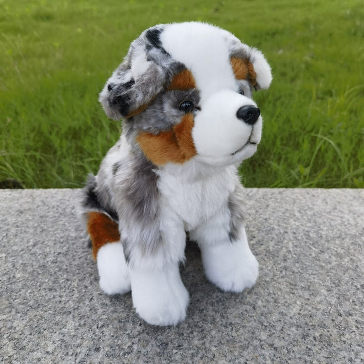 Cutest Australian Shepherd Stuffed Animal Plush Toy-Stuffed Animals-Australian Shepherd, Home Decor, Stuffed Animal-7