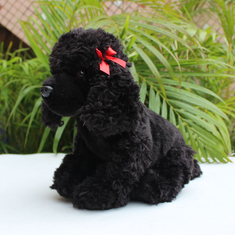 Black poodle deals stuffed animal