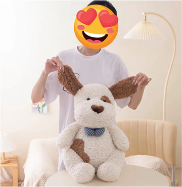 Cutest Brown and White Pit Bull Stuffed Animal Plush Toys-Stuffed Animals-Pit Bull, Stuffed Animal-5