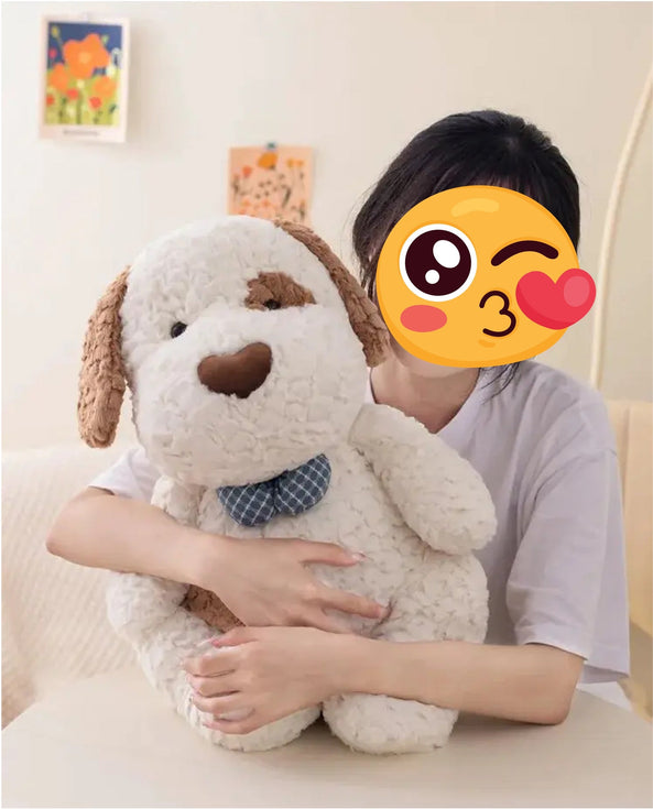 Cutest Brown and White Pit Bull Stuffed Animal Plush Toys-Stuffed Animals-Pit Bull, Stuffed Animal-4