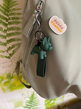 Load image into Gallery viewer, Image of frenchie keychain in the color green