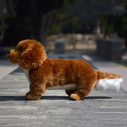 Cutest Long Haired Red Dachshund Stuffed Animal Plush Toy-Stuffed Animals-Dachshund, Home Decor, Stuffed Animal-4
