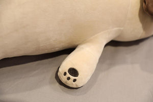 Image of the paw of Pug stuffed animal soft toy