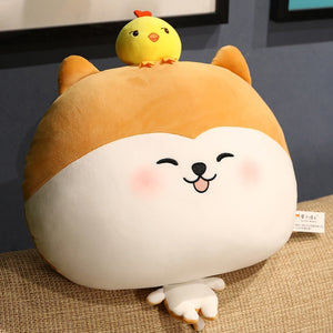 image of a shiba inu stuffed animal plush pillow 