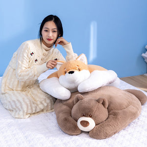 Cutest Shiba Inu Stuffed Plush Floor and Feet Cushions-Stuffed Animals-Home Decor, Pillows, Shiba Inu, Stuffed Animal-16