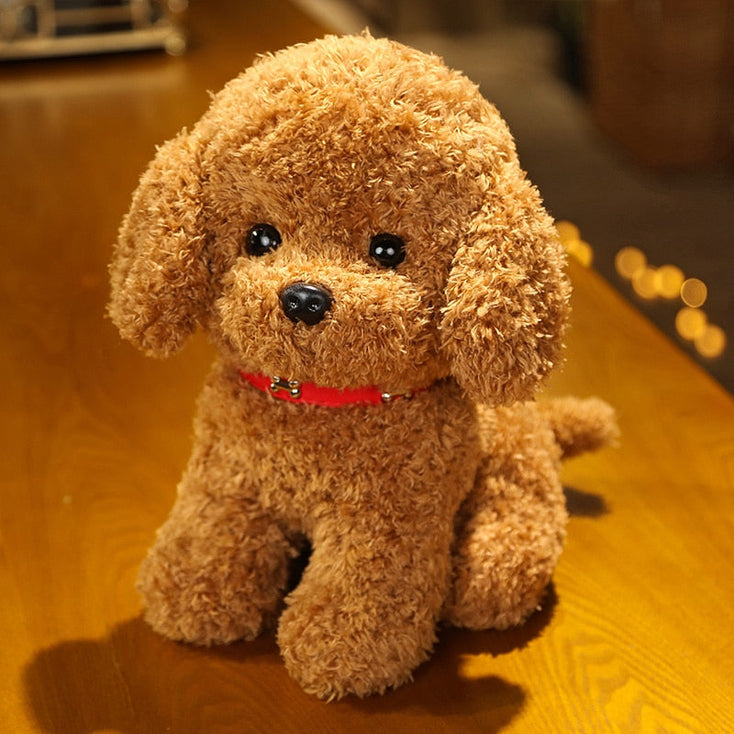 Cutest Sitting Doodle Stuffed Animal - Perfect Gift for Goldendoodle Lovers-Soft Toy-Dogs, Doodle, Goldendoodle, Home Decor, Labradoodle, Stuffed Animal, Toy Poodle-Light Brown-Small-2