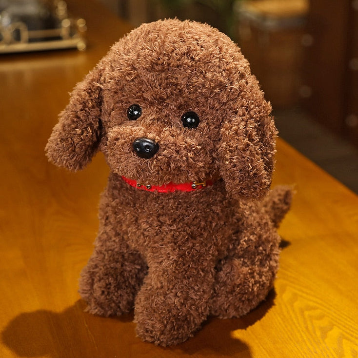 Cutest Sitting Doodle Stuffed Animal - Perfect Gift for Goldendoodle Lovers-Soft Toy-Dogs, Doodle, Goldendoodle, Home Decor, Labradoodle, Stuffed Animal, Toy Poodle-Dark Brown-Small-3