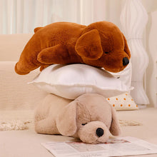 Load image into Gallery viewer, Cutest Sleeping Labrador Stuffed Plush Pillows - Medium to Giant Size-Stuffed Animals-Chocolate Labrador, Home Decor, Labrador, Pillows, Stuffed Animal-1