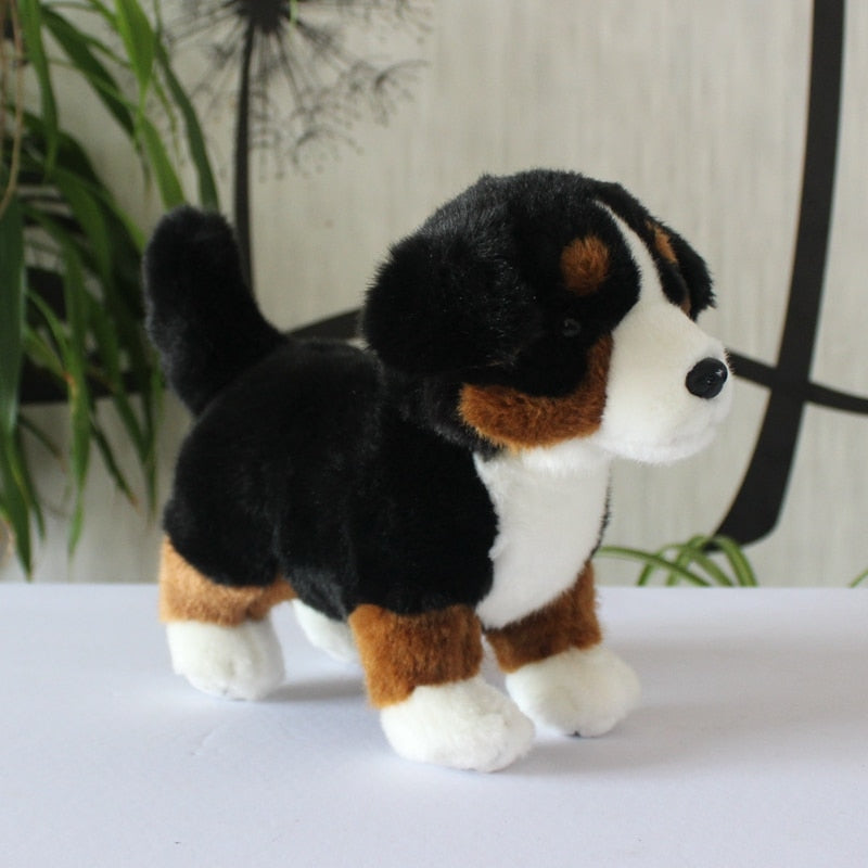 DEMDACO Roman The Bernese Mountain Dog Plush Puppet - 11 Inch Stuffed Animal Hand Puppet