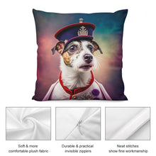 Load image into Gallery viewer, Empire Portrait Jack Russell Terrier Plush Pillow Case-Cushion Cover-Dog Dad Gifts, Dog Mom Gifts, Home Decor, Jack Russell Terrier, Pillows-5