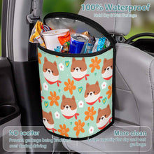 Load image into Gallery viewer, Flowery Shiba Love Multipurpose Car Storage Bag - 5 Colors-Car Accessories-Bags, Car Accessories, Shiba Inu-11