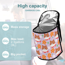 Load image into Gallery viewer, Flowery Shiba Love Multipurpose Car Storage Bag - 5 Colors-Car Accessories-Bags, Car Accessories, Shiba Inu-12