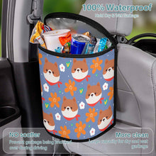 Load image into Gallery viewer, Flowery Shiba Love Multipurpose Car Storage Bag - 5 Colors-Car Accessories-Bags, Car Accessories, Shiba Inu-17