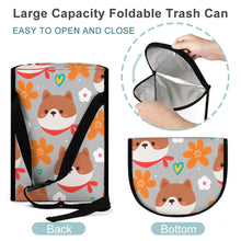 Load image into Gallery viewer, Flowery Shiba Love Multipurpose Car Storage Bag - 5 Colors-Car Accessories-Bags, Car Accessories, Shiba Inu-21