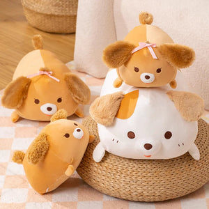 Fluffy Ears and Tail Pekingese Stuffed Animal Plush Toys-5