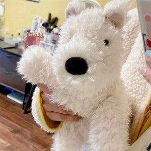 Fluffy West Highland Terrier Stuffed Animal Plush Toy-Soft Toy-Dogs, Home Decor, Soft Toy, Stuffed Animal, West Highland Terrier-6