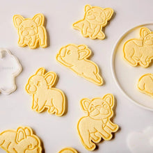 Load image into Gallery viewer, Image of super cute frenchie cookie cutters in different designs