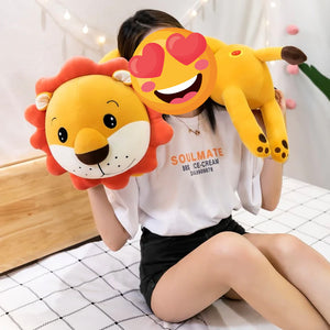 Funny Crazy Caterpillar Husky Plush Toys and Pillows (Large to Giant Size)-Stuffed Animals-Home Decor, Siberian Husky, Stuffed Animal-4