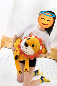 Funny Crazy Caterpillar Husky Plush Toys and Pillows (Large to Giant Size)-Stuffed Animals-Home Decor, Siberian Husky, Stuffed Animal-5