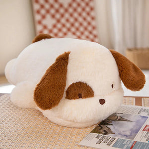 Fuzzy Jack Russell Terrier Stuffed Animal Plush Pillows-Stuffed Animals-Jack Russell Terrier, Pillows, Stuffed Animal-6