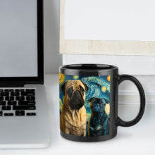 Load image into Gallery viewer, Galaxy Guardians Fawn and Black Pug Coffee Mug-Mug-Accessories, Dog Dad Gifts, Dog Mom Gifts, Home Decor, Mugs, Pug, Pug - Black-ONE SIZE-Black-7