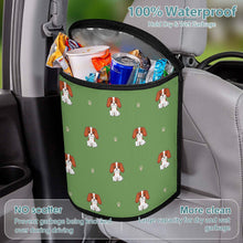 Load image into Gallery viewer, Happy Cavalier King Charles Spaniels Multipurpose Car Storage Bag - 3 Colors-Car Accessories-Bags, Car Accessories, Cavalier King Charles Spaniel-4