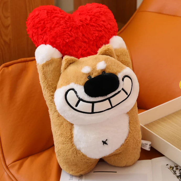 Heart Thief Shiba Inu Stuffed Animal Plush Toy-Shiba Inu, Stuffed Animal-Dog-35cm-1