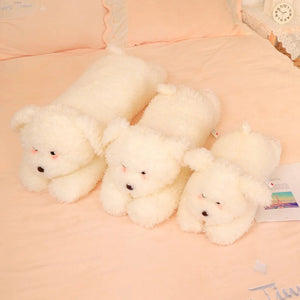 Hug Me Always Maltese Stuffed Animal Plush Pillows (Medium to XL Size)-Stuffed Animals-Maltese, Pillows, Stuffed Animal-4