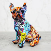 Hydro Dip Urban Graffiti Art French Bulldog Statue-Home Decor-Dog Dad Gifts, Dog Mom Gifts, French Bulldog, Home Decor, Statue-7