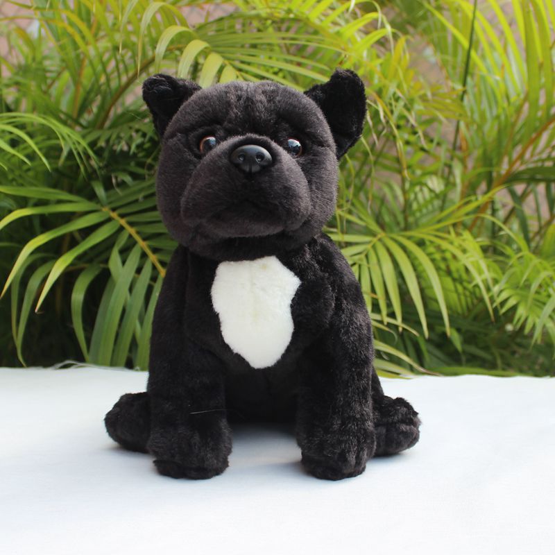 Black pitbull stuffed sales animal