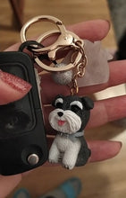 Load image into Gallery viewer, I Love My Schnauzer Keychain-Accessories-Accessories, Dogs, Keychain, Schnauzer-2