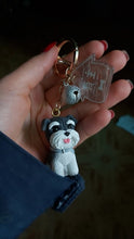 Load image into Gallery viewer, I Love My Schnauzer Keychain-Accessories-Accessories, Dogs, Keychain, Schnauzer-3