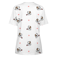 Load image into Gallery viewer, Infinite American Bully Love All Over Print Women&#39;s Cotton T-Shirt -4 Colors-Apparel-American Bully, Apparel, Shirt, T Shirt-2
