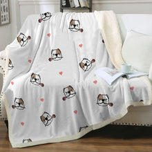 Load image into Gallery viewer, Infinite American Bully Love Soft Warm Fleece Blankets - 4 Colors-Blanket-American Bully, Blankets, Home Decor-11