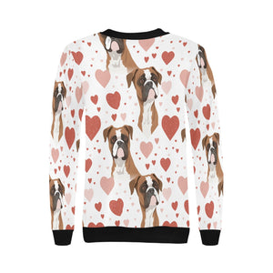 Infinite Boxer Love Women's Sweatshirt-Apparel-Apparel, Boxer, Shirt, Sweatshirt-2