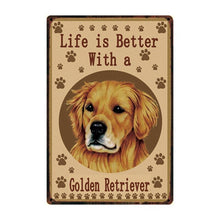 Load image into Gallery viewer, Life Is Better With An Australian Cattle Dog Tin Poster-Sign Board-Australian Cattle Dog, Dogs, Home Decor, Sign Board-7