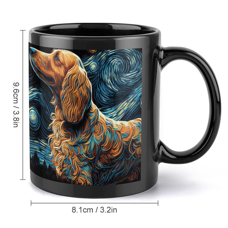 Magical Milky Way Cocker Spaniel Coffee Mug-Mug-Accessories, Cocker Spaniel, Dog Dad Gifts, Dog Mom Gifts, Home Decor, Mugs-ONE SIZE-Black-2