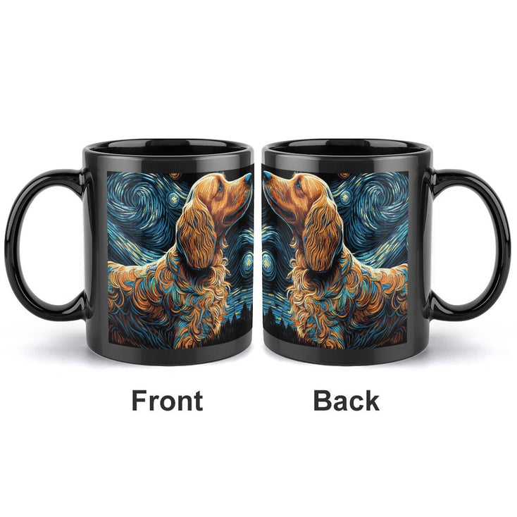 Magical Milky Way Cocker Spaniel Coffee Mug-Mug-Accessories, Cocker Spaniel, Dog Dad Gifts, Dog Mom Gifts, Home Decor, Mugs-ONE SIZE-Black-3